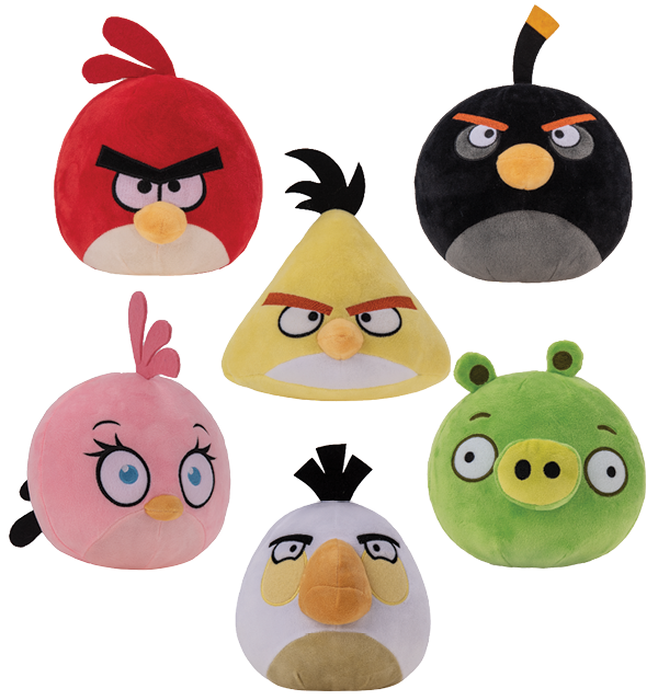 angry birds plush collection 2020