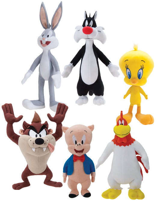 looney tunes characters plush toys