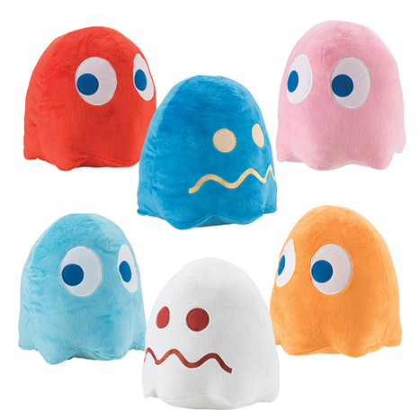 pacman ghost plush toy